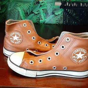Boys Converse Leather Hitops
